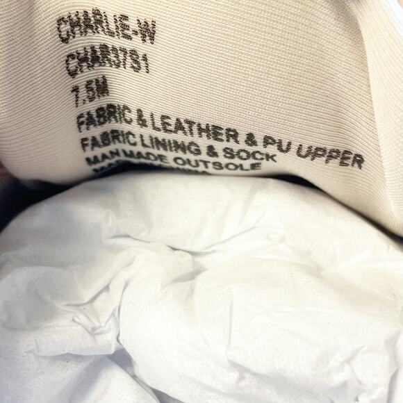 Steve Madden Womens Charlie-W Sneakers US 7.5 M Tan Light Brown Lace-Up NIB - Picture 12 of 12